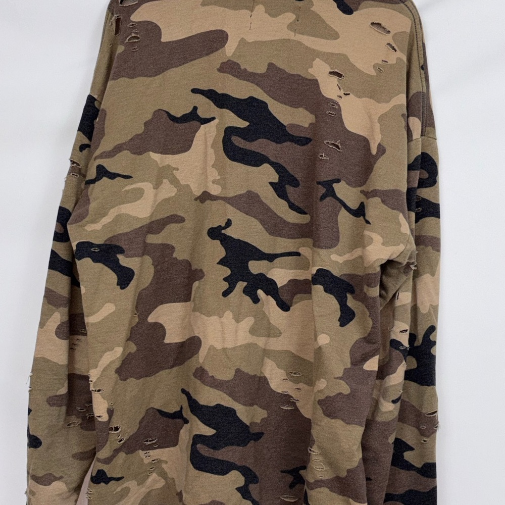 PacSun Camouflage Sweater - Brown and Black